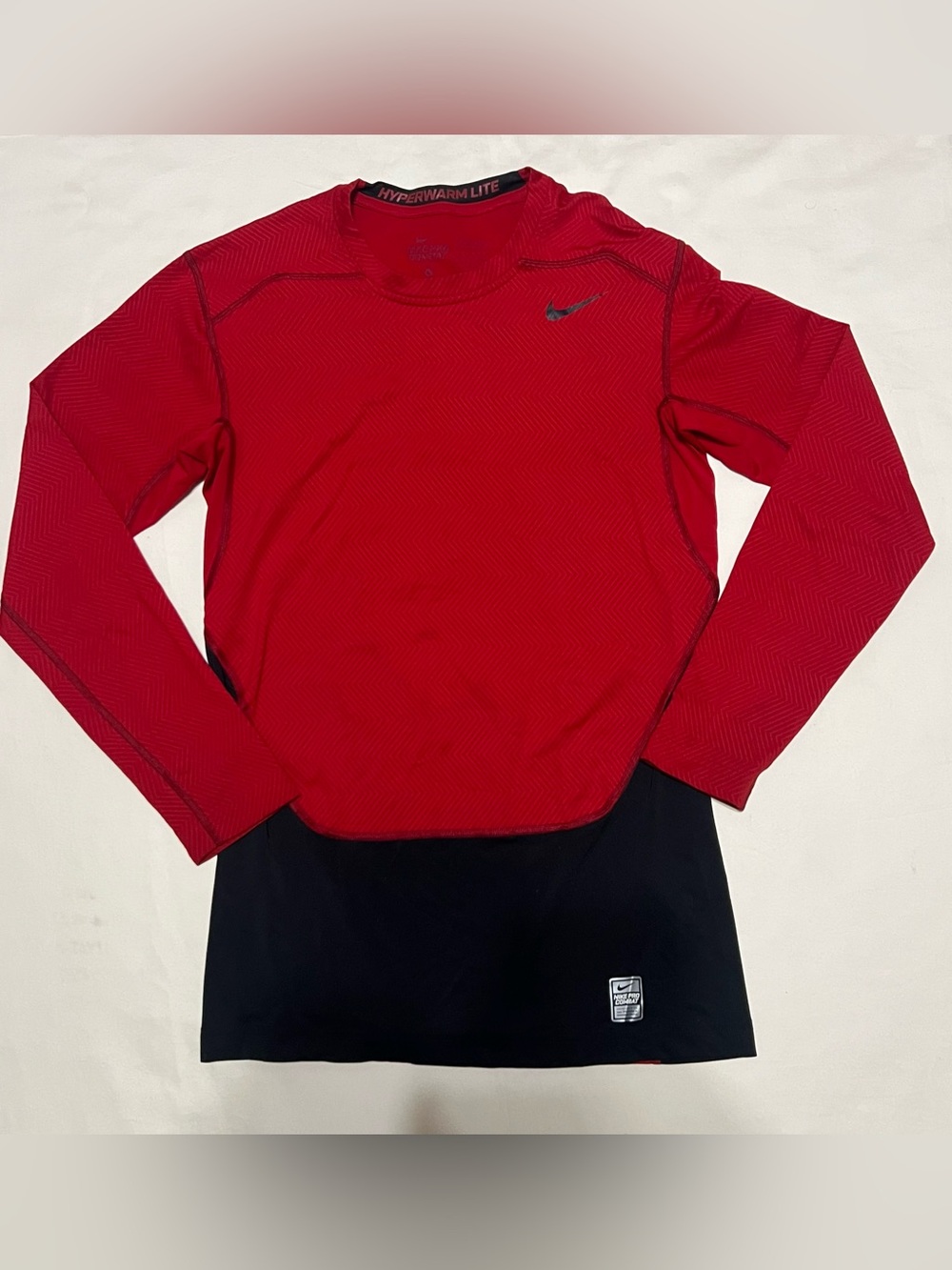 Nike Kids Red Long Sleeve Athletic Top